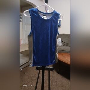 Pro Player Blue and Gray Muscle Tee Size 10/12. A-30